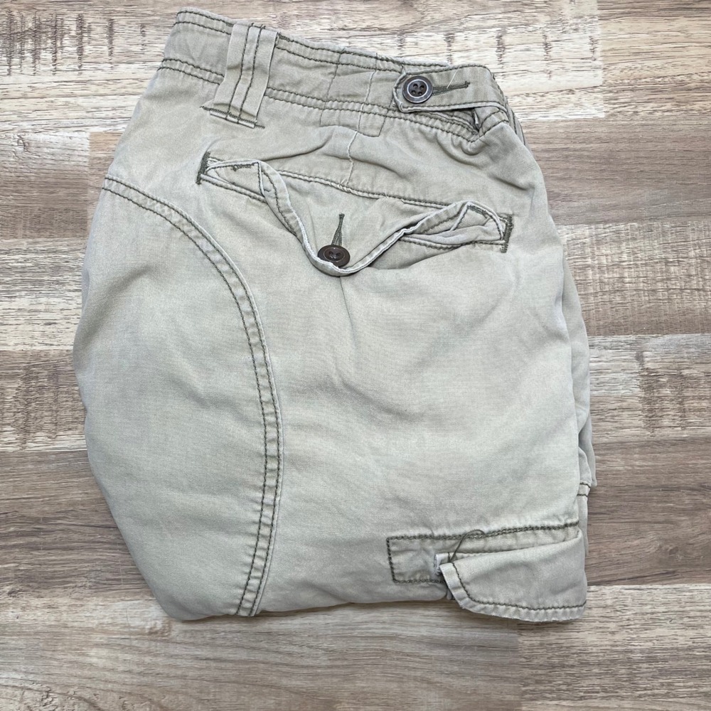 Polo Ralph Lauren Paratrooper Khaki Cargo Shorts Men 36 Tan Utility Bleecker 10"